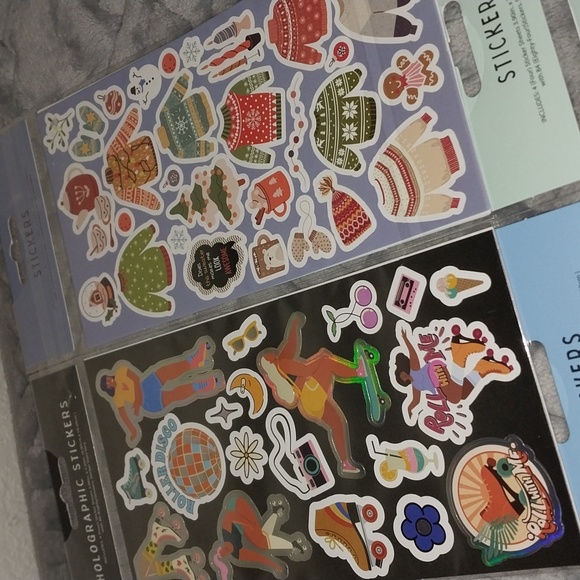 BRAND NEW Lot of 4 Sticker Packs - Picture 2 of 4